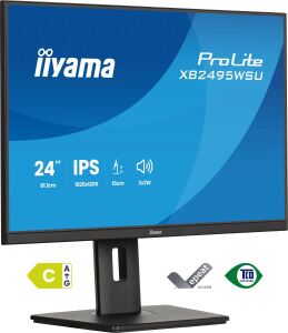iiyama ProLite XB2495WSU-B1 Computerbildschirm 61,2 cm (24.1") 1920 x 1200 Pixel WUXGA LCD Schwarz