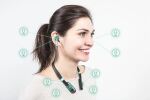 BakkerElkhuizen Tilde Air Premium Kopfhörer Kabellos Nackenband Büro/Callcenter Bluetooth Schwarz