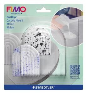 FIMO Gießform Schale Regenbogen