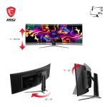 MSI MPG 491CQXDE  124,46cm DQHD 21:9 QD-OLED HDMI USB
