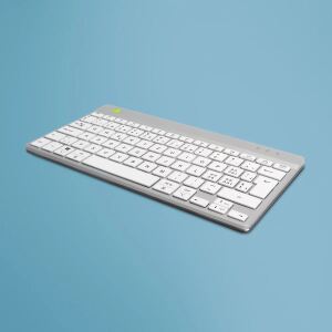 R-Go Tastatur Compact Break DE-Layout     kabellos   Weiß