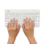 R-Go Tastatur Compact Break DE-Layout     kabellos   Weiß