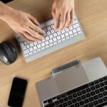 R-Go Tastatur Compact Break DE-Layout     kabellos   Weiß
