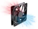 DeLOCK Axiallüfter 48 V DC, 120 x 120 x 25 mm mit 2 Pin Lüfteranschluss schwarz
