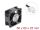 DeLOCK Axiallüfter 48 V DC, 60 x 60 x 25 mm mit 4 Pin PWM Lüfteranschluss schwarz