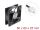 DeLOCK Axiallüfter 48 V DC, 80 x 80 x 25 mm mit 4 Pin PWM Lüfteranschluss schwarz