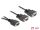 DeLOCK Adapter Y-Kabel D-Sub9 1 x Stecker mit Muttern zu 2 x Buchse mit Schrauben 25 cm