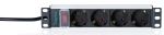 Digitus 10" Steckdosenleiste mit Aluminiumprofil,...