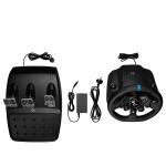 Logitech G G923 Schwarz USB 2.0 Lenkrad + Pedale Analog / Digital PC, Xbox One, Xbox Series S, Xbox Series X
