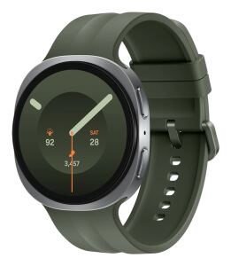 Samsung Galaxy Watch9 3,81 cm (1.5") AMOLED 44 mm Digital 480 x 480 Pixel Touchscreen Silber WLAN GPS