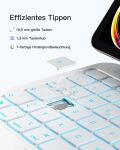 inateck Keyboard iPad 13" QWERTZ milky white