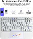 inateck Keyboard iPad 13" QWERTZ milky white