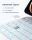inateck Keyboard iPad 13" QWERTZ milky white