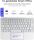 inateck Keyboard iPad 13" QWERTZ milky white