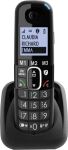 amplicomms BigTel 1582 Duo DECT-Telefon Anrufer-Identifikation Schwarz
