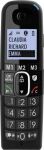 amplicomms BigTel 1582 Duo DECT-Telefon Anrufer-Identifikation Schwarz
