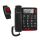 amplicomms BigTel 50 Alarm Plus Analoges Telefon Anrufer-Identifikation Dunkles Grau