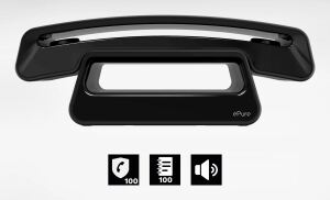 Alcatel ePure#3 Iconic DECT-Telefon Anrufer-Identifikation Schwarz