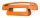 Alcatel ePure#3 Iconic DECT-Telefon Anrufer-Identifikation Orange
