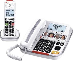 SwissVoice Xtra 3355 Combo DECT-Telefon Anrufer-Identifikation Weiß