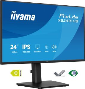 iiyama ProLite XB2491HS-B1 Computerbildschirm 60,5 cm (23.8") 1920 x 1080 Pixel Full HD LCD Schwarz