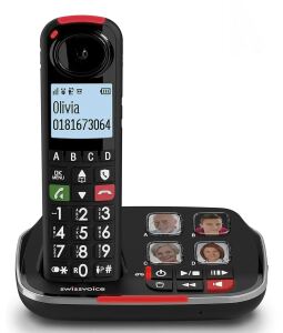 SwissVoice Xtra 2355 DECT-Telefon Anrufer-Identifikation Schwarz
