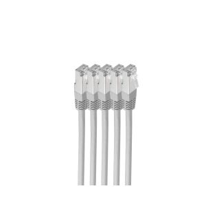 shiverpeaks BS75711-H0.25-SET5 Netzwerkkabel Grau 0,25 m Cat6 S/FTP (S-STP) Rund