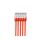 shiverpeaks BS75711-HR-SET5 Netzwerkkabel Rot 1 m Cat6 S/FTP (S-STP) Rund