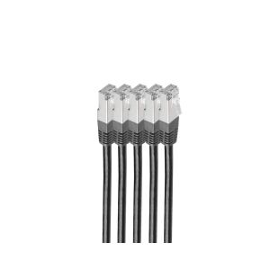 shiverpeaks BS75711-HS-SET5 Netzwerkkabel Schwarz 1 m Cat6 S/FTP (S-STP) Rund