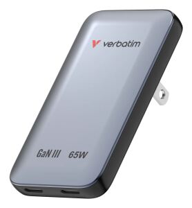 Verbatim 30280 Ladegerät für Mobilgeräte Universal Schwarz, Grau AC Schnellladung Drinnen