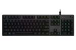 LOGITECH G512 Gaming Tastatur GX Brown Tactile, USB, black, QWERTZ