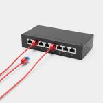 shiverpeaks BS08-22044 Netzwerkkabel Rot 3 m Cat6 U/UTP (UTP) Rund