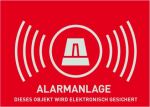 ABUS Warnaufkleber Alarm (ohne -Logo) 148 x 105 mm...