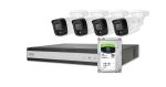 ABUS Analog-Video-Set: 4 Mini-Tube-Kameras + Rekorder