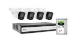 ABUS Analog-Video-Set: 4 Mini-Tube-Kameras + Rekorder