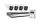 ABUS Analog-Video-Set: 4 Mini-Tube-Kameras + Rekorder