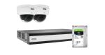 ABUS PoE-Video-Set: 2 Mini-Dome-Kameras + NVR