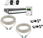 ABUS PoE-Video-Set: 2 Mini-Tube-Kameras + NVR
