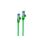 shiverpeaks BS75711-G Netzwerkkabel Grün 1 m Cat6a S/FTP (S-STP) Rund