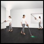 Dyson V15 Detect Absolute 2-in-1-Stabstaubsauger Akku Trocken HEPA Beutellos 0,77 l Edelstahl