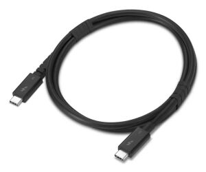 Lenovo 4X91U94411 Thunderbolt-Kabel 1 m 80 Gbit/s Schwarz