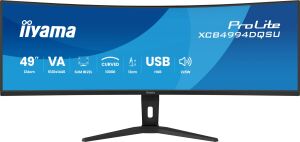 iiyama ProLite XCB4994DQSU-B1 Computerbildschirm 124,5 cm (49") 5120 x 1440 Pixel Dual QHD LCD Schwarz