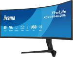 iiyama ProLite XCB4994DQSU-B1 Computerbildschirm 124,5 cm (49") 5120 x 1440 Pixel Dual QHD LCD Schwarz