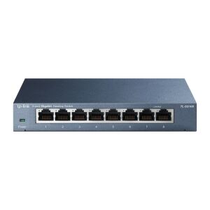 TP-Link TL-SG108 Netzwerk-Switch Unmanaged L2 Gigabit Ethernet (10/100/1000) Schwarz