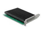 DELOCK PCI Express 5.0 x16 Karte > 4x intern NVMe M.2 Key M