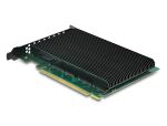 DELOCK PCI Express 5.0 x16 Karte > 4x intern NVMe M.2 Key M