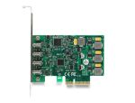 DELOCK PCI Express x4 Karte > 4x USB-C 10Gbps Low Profile