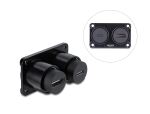 DELOCK Dual EinbauBu USB 10Gbps USB-C Bu PD 100W+HDMI Bu 4K