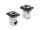 DELOCK D-Typ Modul RJ45 Bu > Bu 90° gew. Cat.6A schwarz/silb
