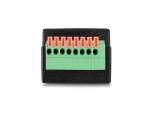 DELOCK RJ45 Bu > Terminalblock m Drucktaster Adapter 90° gew